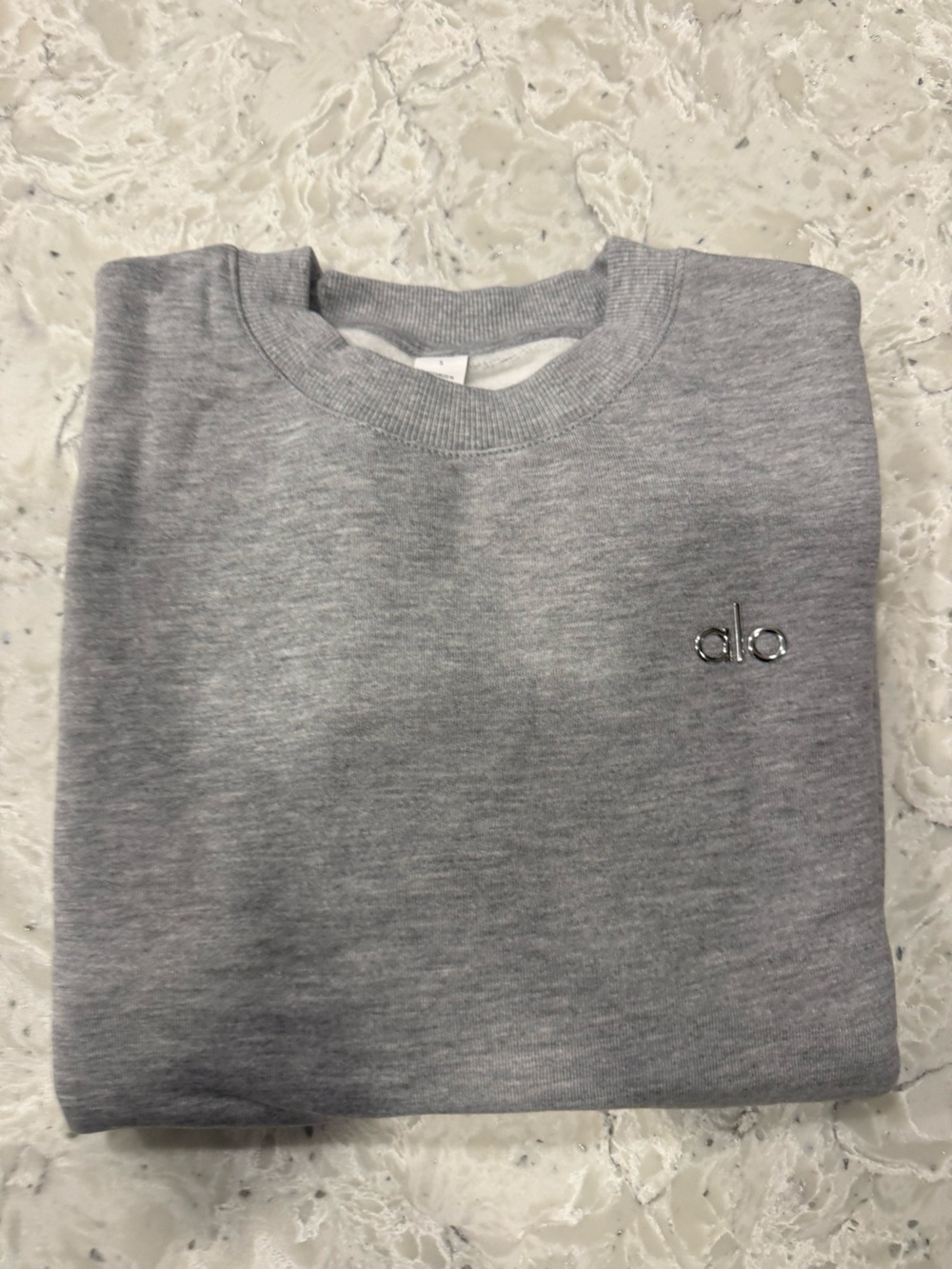 ALO Yoga Gray Crewneck Sweatshirt - Picture 2 of 4